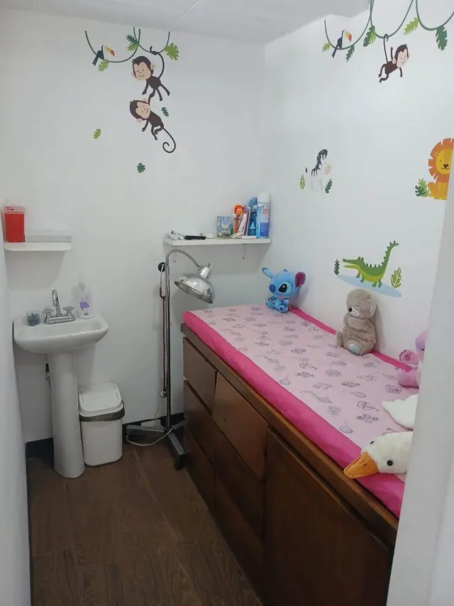 Área de exploración pensada para los pacientes más pequeños